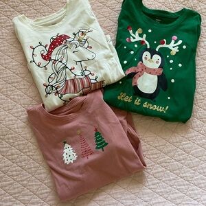 Long sleeve Christmas tee bundle